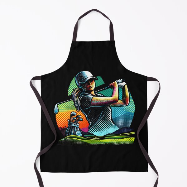Item preview, Graceful Swing A Woman Golfer’s Elegance designed and sold by SportsT-Shirts.