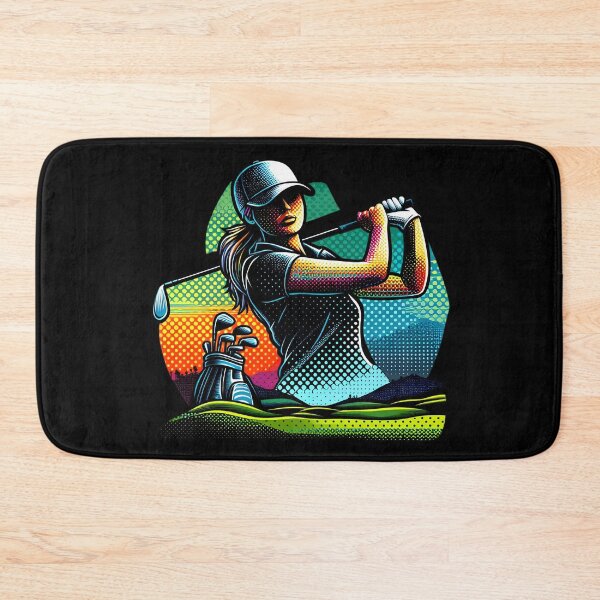 Item preview, Graceful Swing A Woman Golfer’s Elegance designed and sold by SportsT-Shirts.