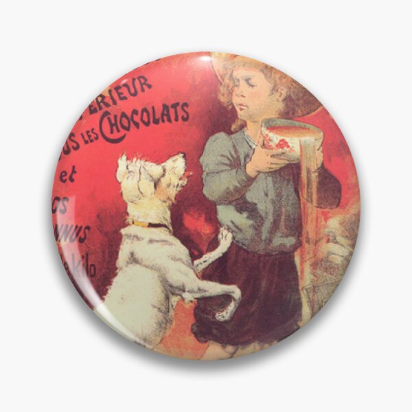 Item preview, Vintage French Chocolate Advertising Poster designed and sold by cutesy.