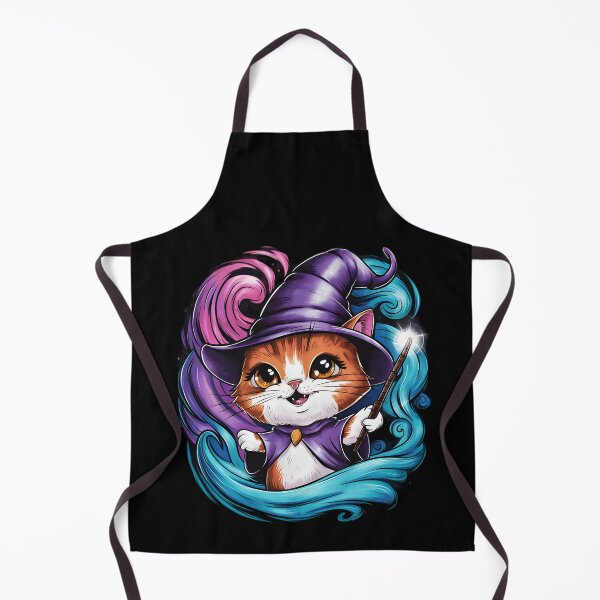 Item preview, Charming Wizard Cat Casting Magic designed and sold by DZ-Merch.