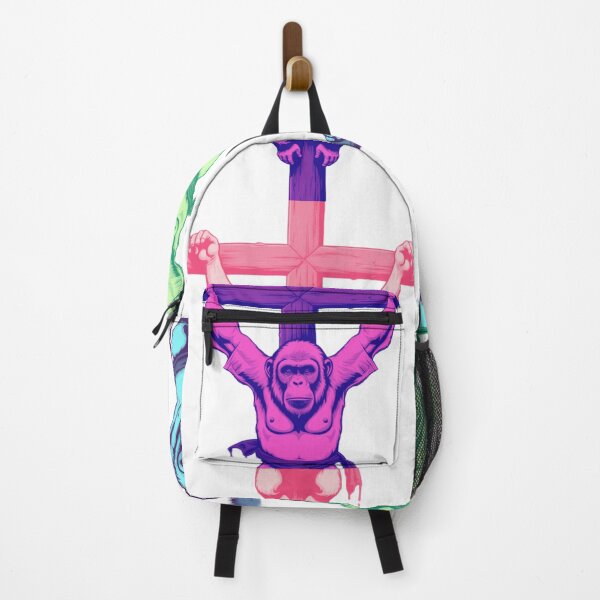 Item preview, Colorful Apes on a Cross designed and sold by DirtyWhiteApe.