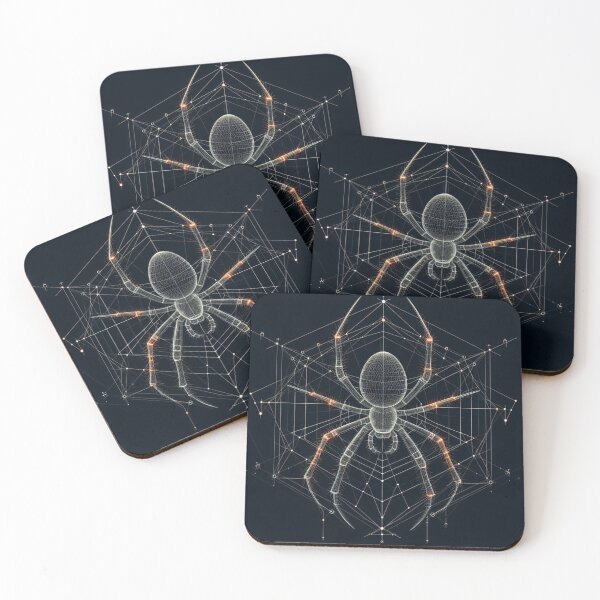 Item preview, Geometric Arachnid - Modern Digital Art designed and sold by MiszungART.