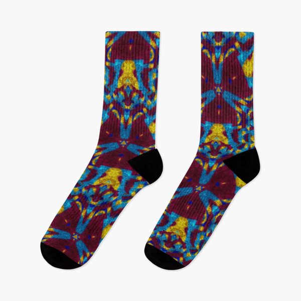 Item preview, *CITY IMAGINARY LINE DOTS COLORS BLUE YELLOW RED OCTOPUS ABSTRACT MAP SYMBOLS.* designed and sold by Ralek.