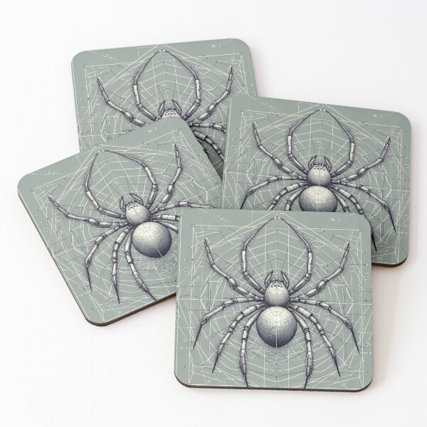 Item preview, Geometric Arachnid - Modern Digital Art designed and sold by MiszungART.