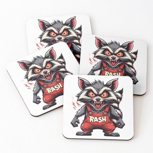 Item preview, Angry Racoon Red Eyes designed and sold by Designowner.