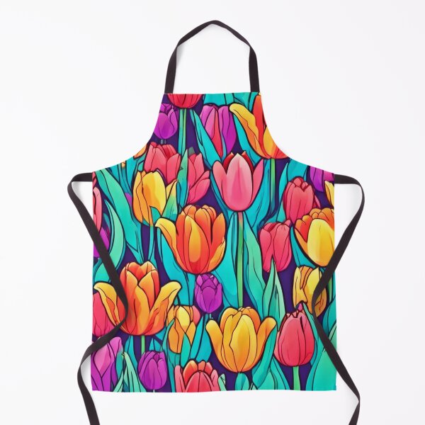 Item preview, Colorful Tulip Cartoon Art designed and sold by Health And Fitness Posts e-Store.