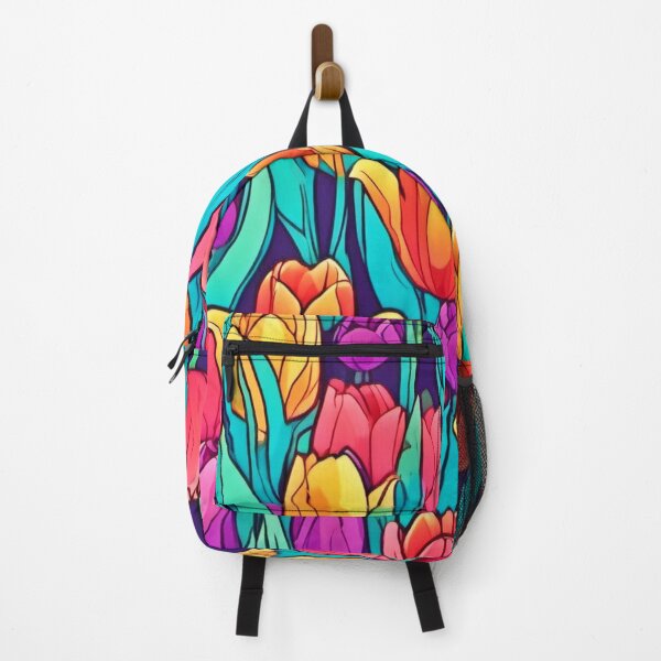 Item preview, Colorful Tulip Cartoon Art designed and sold by Health And Fitness Posts e-Store.