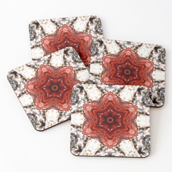 Item preview, OPENWORK RED FLOWER 3D designed and sold by MargoGallery.