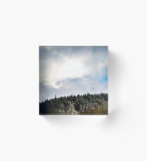 Forest Time Acrylic Block