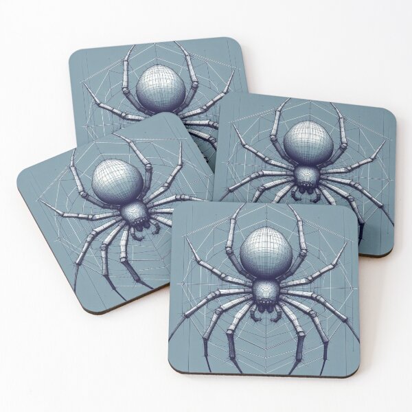 Item preview, Geometric Arachnid - Modern Digital Art designed and sold by MiszungART.