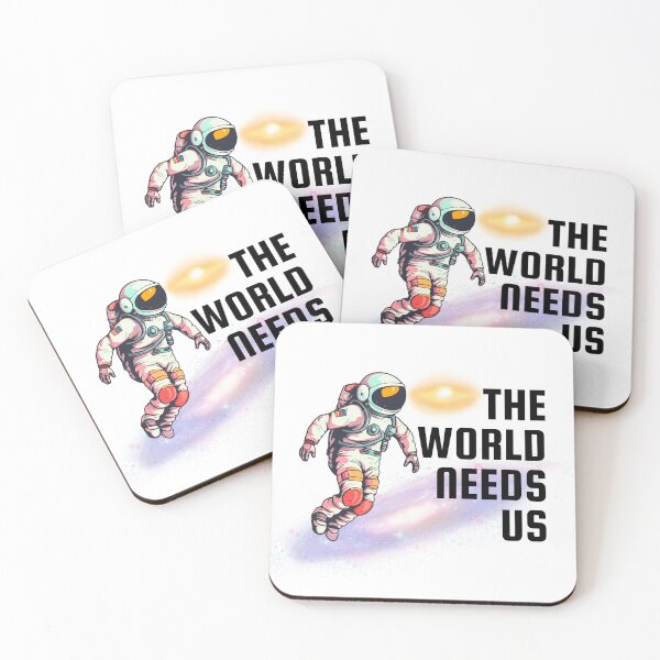 Item preview, THE WORLD NEEDS US designed and sold by MUDUGAMU.