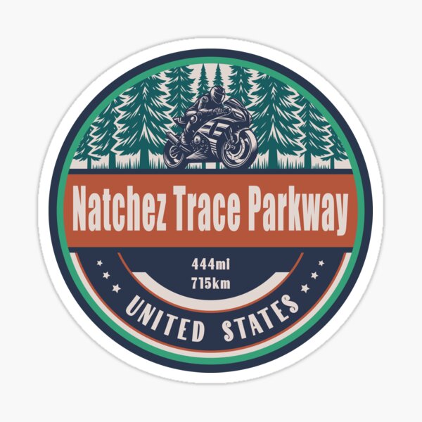 Item preview, Natchez Trace Parkway US Motorcycling Design designed and sold by CynthiaGraphics.