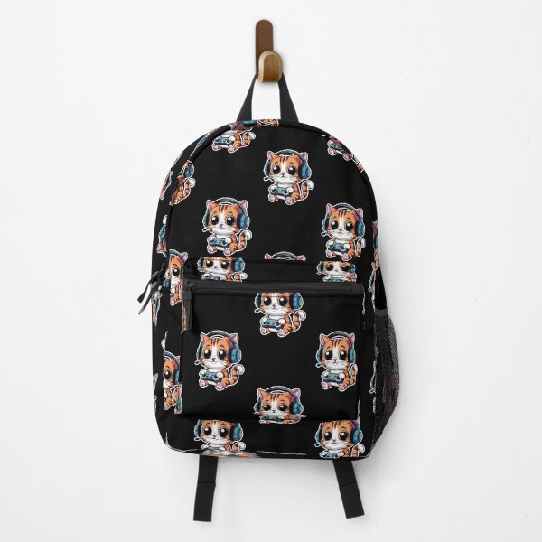 Item preview, Cute Gamer Cat With Headphones And Controller designed and sold by DZ-Merch.