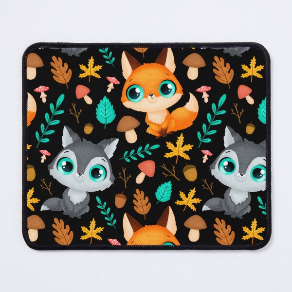 Item preview, Cute Forest Creatures Pattern designed and sold by triharder12.