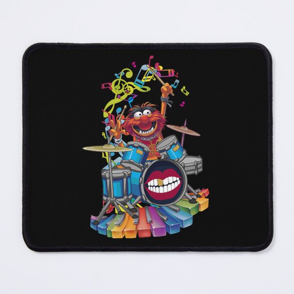 Item preview, Animal Drum mer  ,muppet Playing Drum Tropical Flower designed and sold by eleno-recava.
