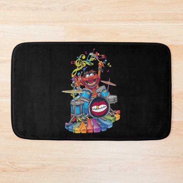 Item preview, Animal Drum mer  ,muppet Playing Drum Tropical Flower designed and sold by eleno-recava.