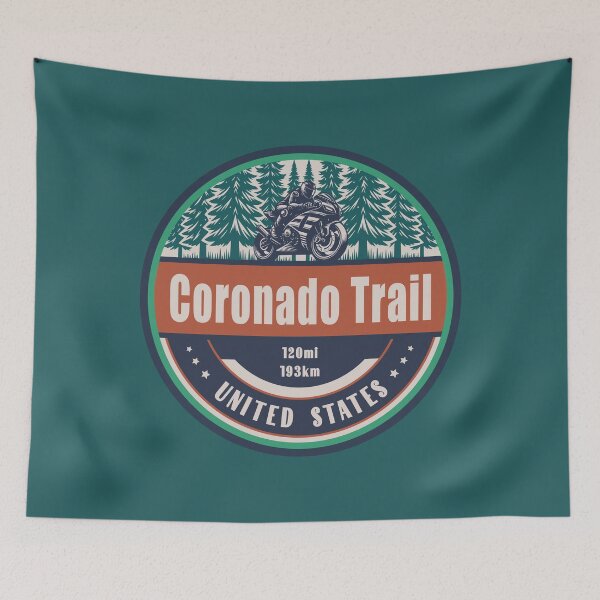 Item preview, Coronado Trail Arizona US Motorcycling Design designed and sold by CynthiaGraphics.