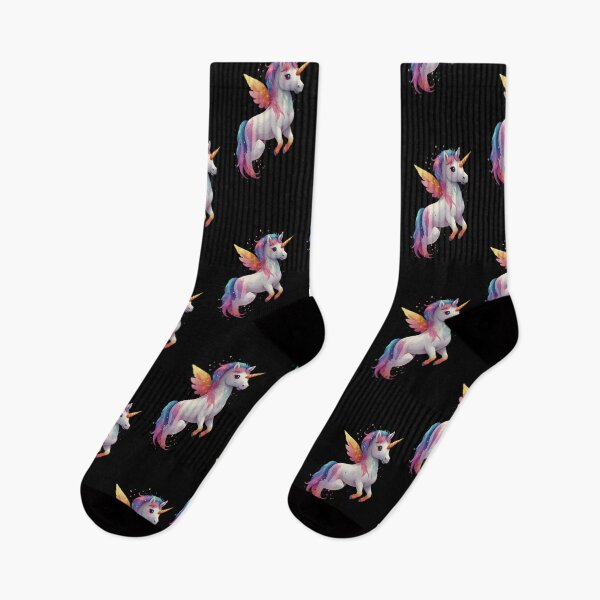 Item preview, Majestic Rainbow Unicorn In Flight designed and sold by DZ-Merch.