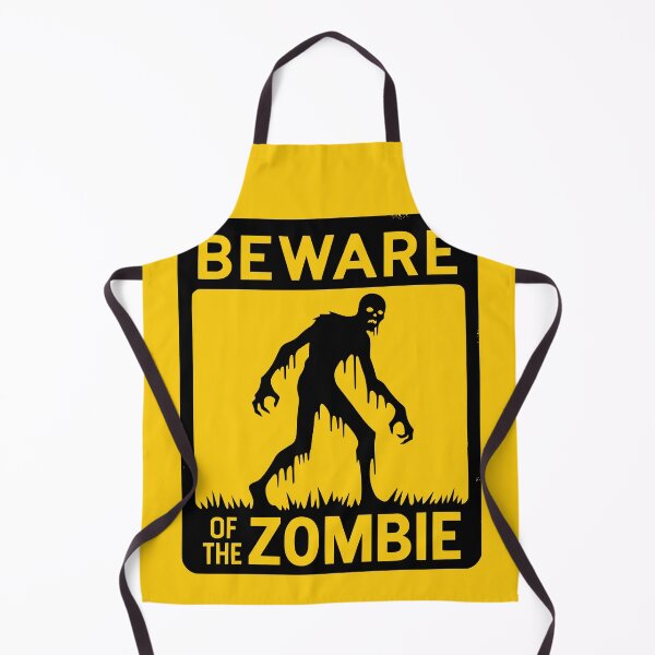 Item preview, Beware of the Zombie Sign Black designed and sold by PrintSoulDesign.