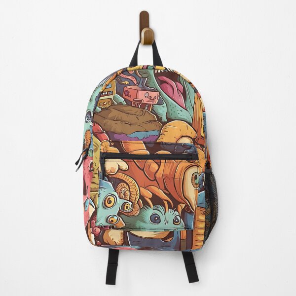 Item preview, Colorful monsters pattern designed and sold by Haji Kamora.