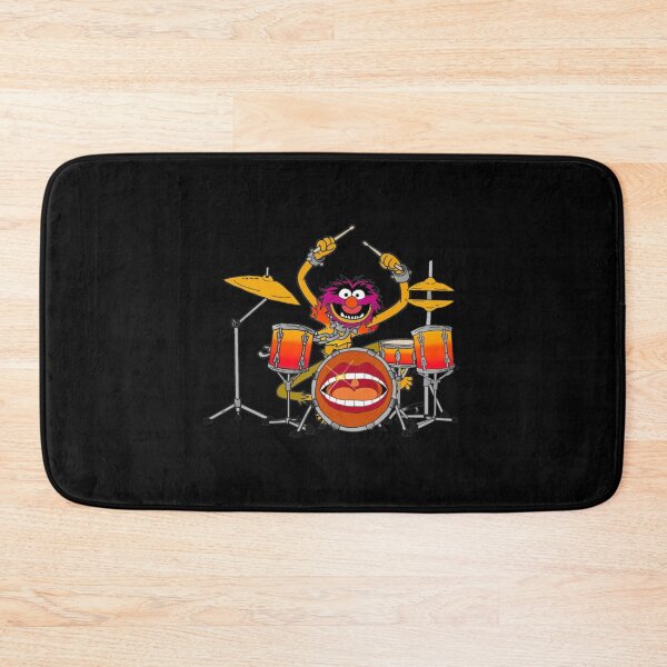 Item preview, Muppet Animal goes drum crazy  ,muppet Playing Drum Tropical Flower designed and sold by eleno-recava.