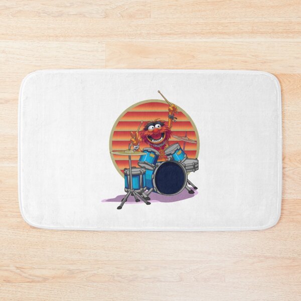 Item preview, Muppets Emotional Animal Drummer ,muppet Playing Drum Tropical Flower designed and sold by eleno-recava.