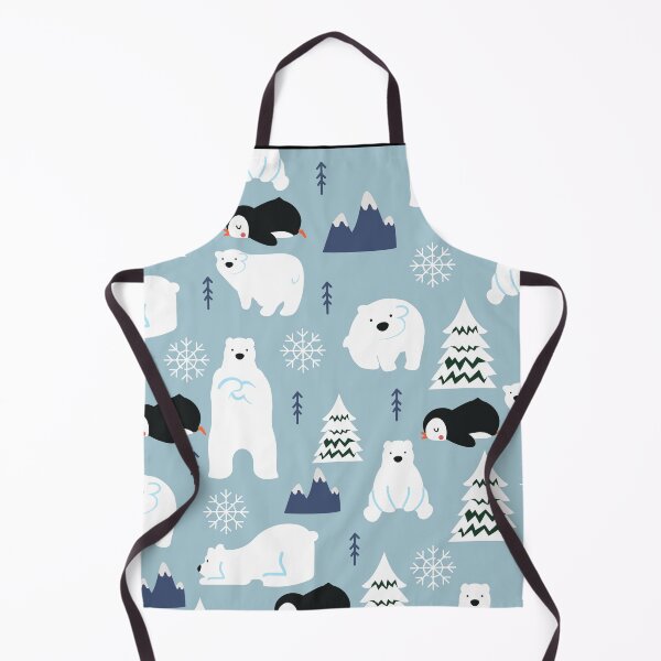 Item preview, Winter Animals - Polar Bear Penguin Pattern designed and sold by triharder12.