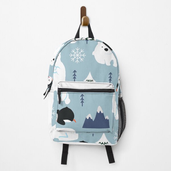 Item preview, Winter Animals - Polar Bear Penguin Pattern designed and sold by triharder12.