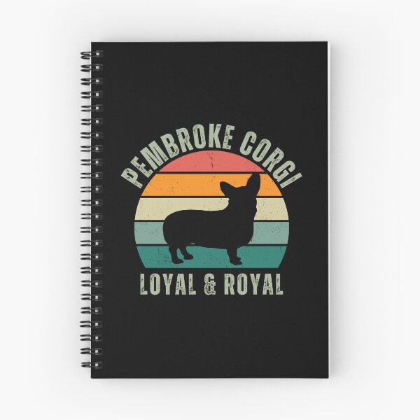 Item preview, Retro Pembroke Corgi Loyal and Royal Corgi Dog Mom Corgi Dad Gift designed and sold by twigandmeadow.