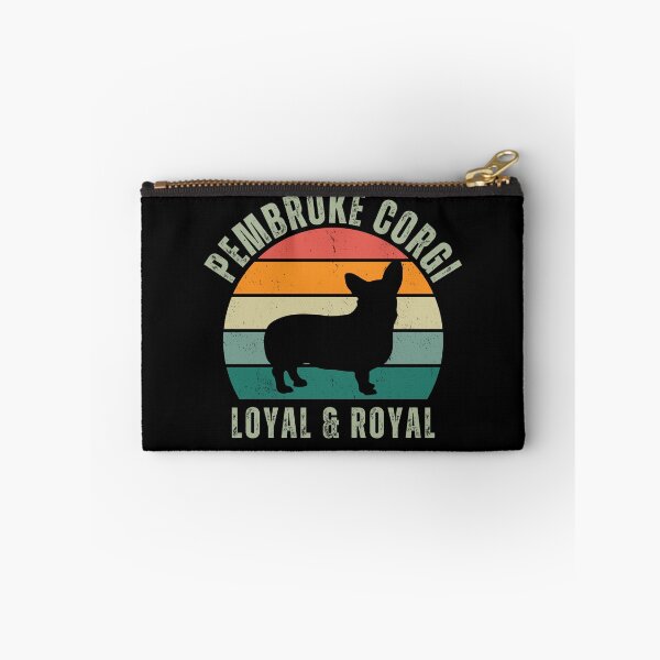 Item preview, Retro Pembroke Corgi Loyal and Royal Corgi Dog Mom Corgi Dad Gift designed and sold by twigandmeadow.