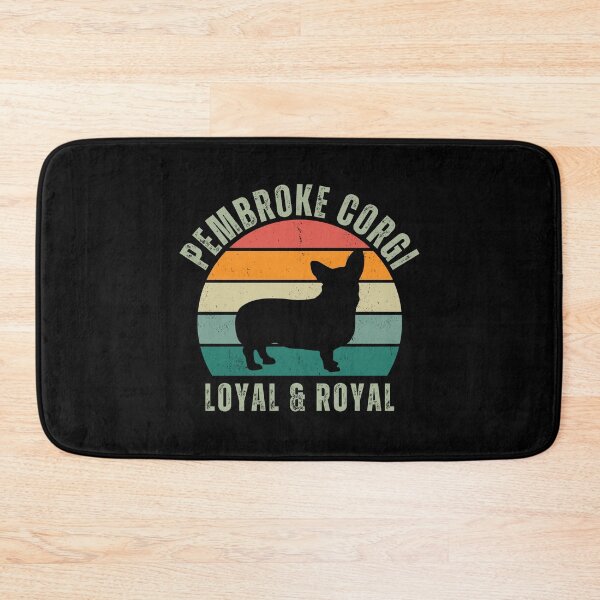 Item preview, Retro Pembroke Corgi Loyal and Royal Corgi Dog Mom Corgi Dad Gift designed and sold by twigandmeadow.