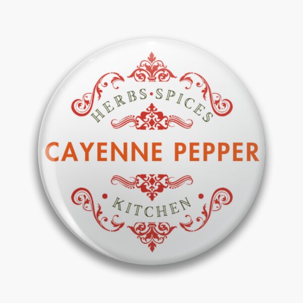 Item preview, [Kitchen Label] "Cayenne Pepper" sticker designed and sold by rjflowers.