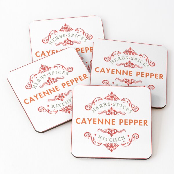 Item preview, [Kitchen Label] "Cayenne Pepper" sticker designed and sold by rjflowers.