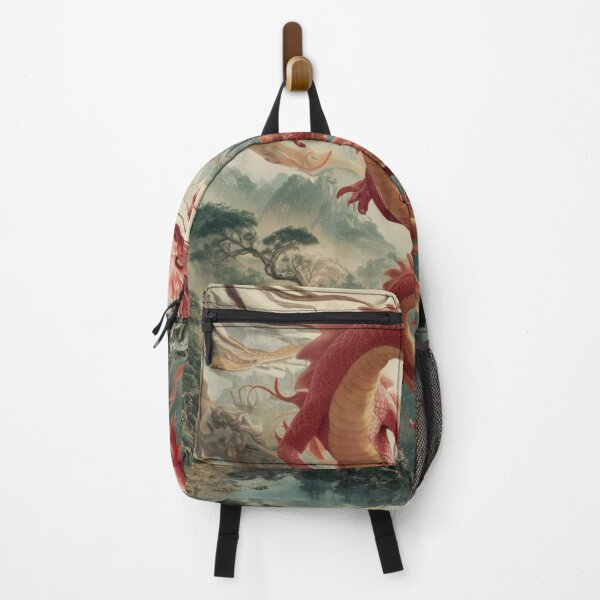 Item preview, The red dragon titan soars gracefully through the sky designed and sold by Titan33.