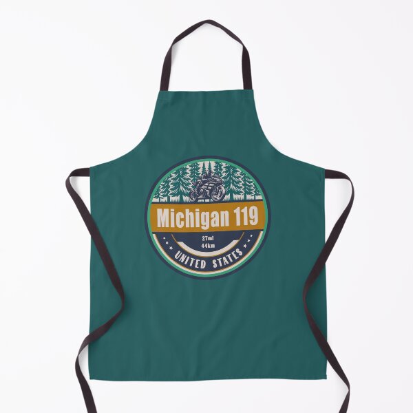 Item preview, M-119 Michigan Highway US Motorcycling Design designed and sold by CynthiaGraphics.