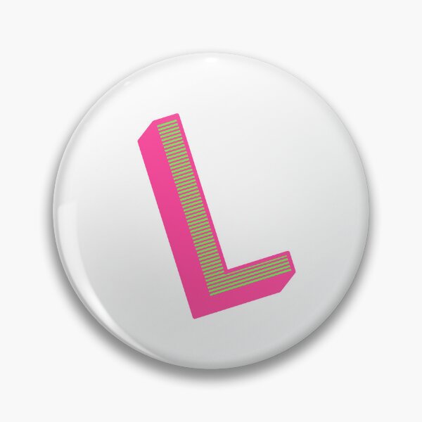 Item preview, Isometric Striped Letter L | Capital Letters - Stripe Typography Collection designed and sold by uncoXab.
