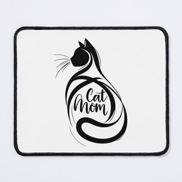 Item preview, Cat Mom cursive writing designed and sold by SparkleShack.
