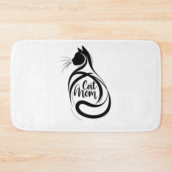 Item preview, Cat Mom cursive writing designed and sold by SparkleShack.
