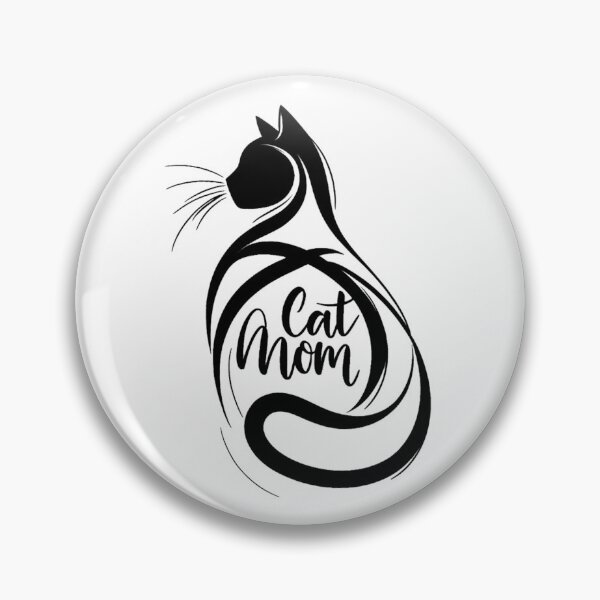 Item preview, Cat Mom cursive writing designed and sold by SparkleShack.
