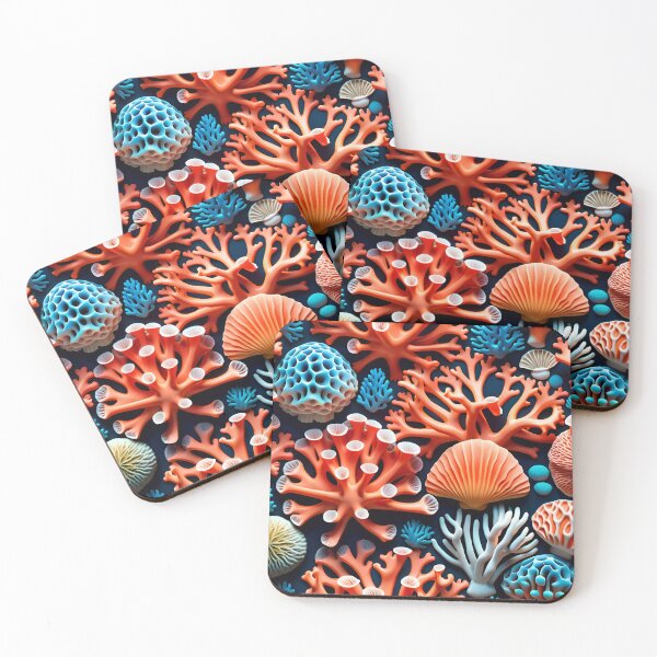 Item preview, Ocean Life Corals Pattern designed and sold by TheArtOfPat.