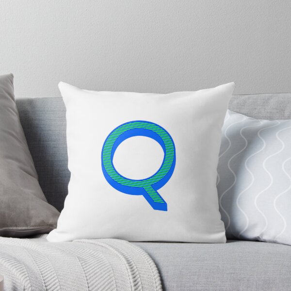 Item preview, Isometric Striped Letter Q | Capital Letters - Stripe Typography Collection designed and sold by uncoXab.