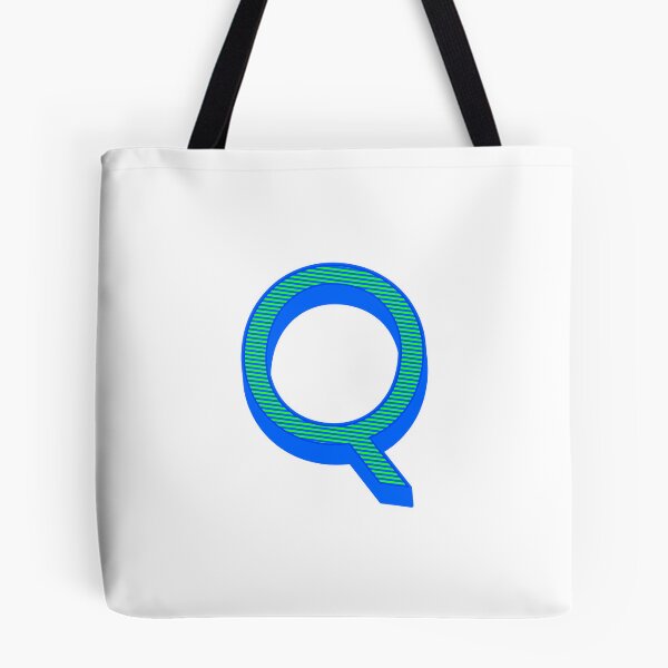 Item preview, Isometric Striped Letter Q | Capital Letters - Stripe Typography Collection designed and sold by uncoXab.
