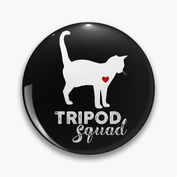 Item preview, Tripod Squad Cat, Back Left Leg Amputee, Tripod Cat designed and sold by Furkid Studio.