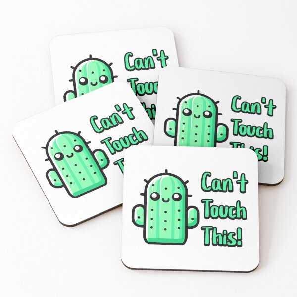 Item preview, Can't Touch This! Cute Cactus Pun designed and sold by PMCreative.