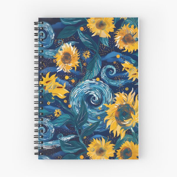 Item preview, Girasoles bajo la noche estrellada designed and sold by SweetRepeat.
