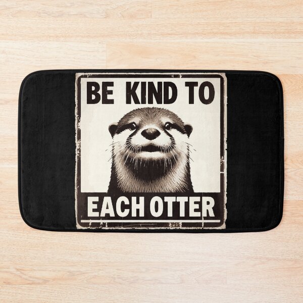 Item preview, Be Kind To Each Otter Pun Vintage designed and sold by TomFrontierArt.