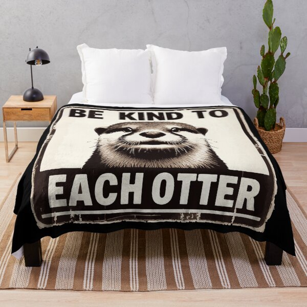 Item preview, Be Kind To Each Otter Pun Vintage designed and sold by TomFrontierArt.