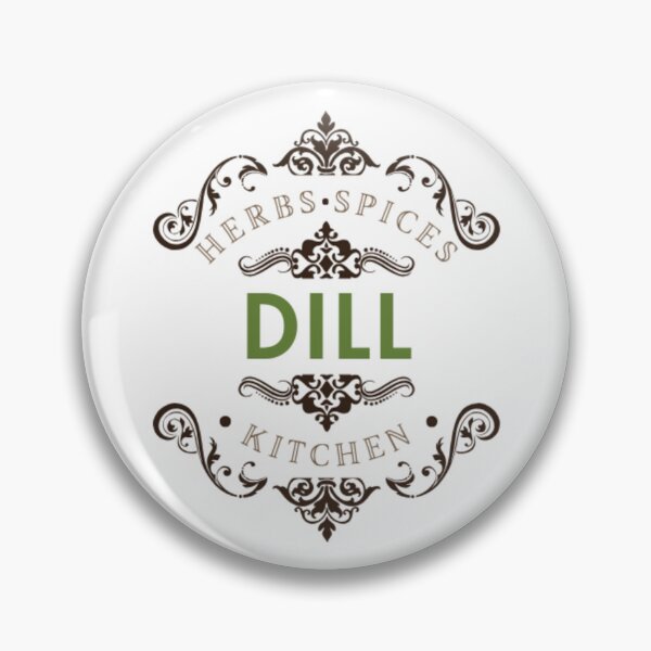 Item preview, [Kitchen Label] "Dill" sticker designed and sold by rjflowers.