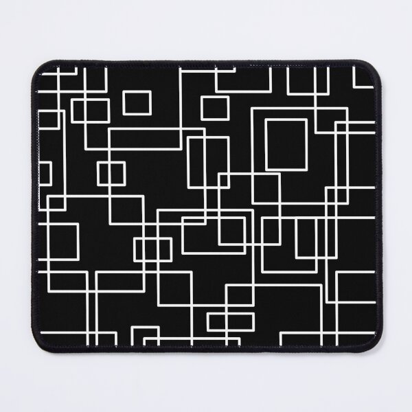 Item preview, Black and White square pattern designed and sold by Ludovic Geusa.