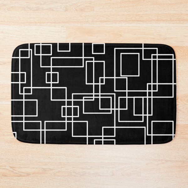 Item preview, Black and White square pattern designed and sold by Ludovic Geusa.